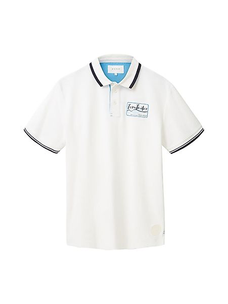 Tom Tailor Herren Poloshirt ROUGH SLUB - Regular Fit günstig online kaufen