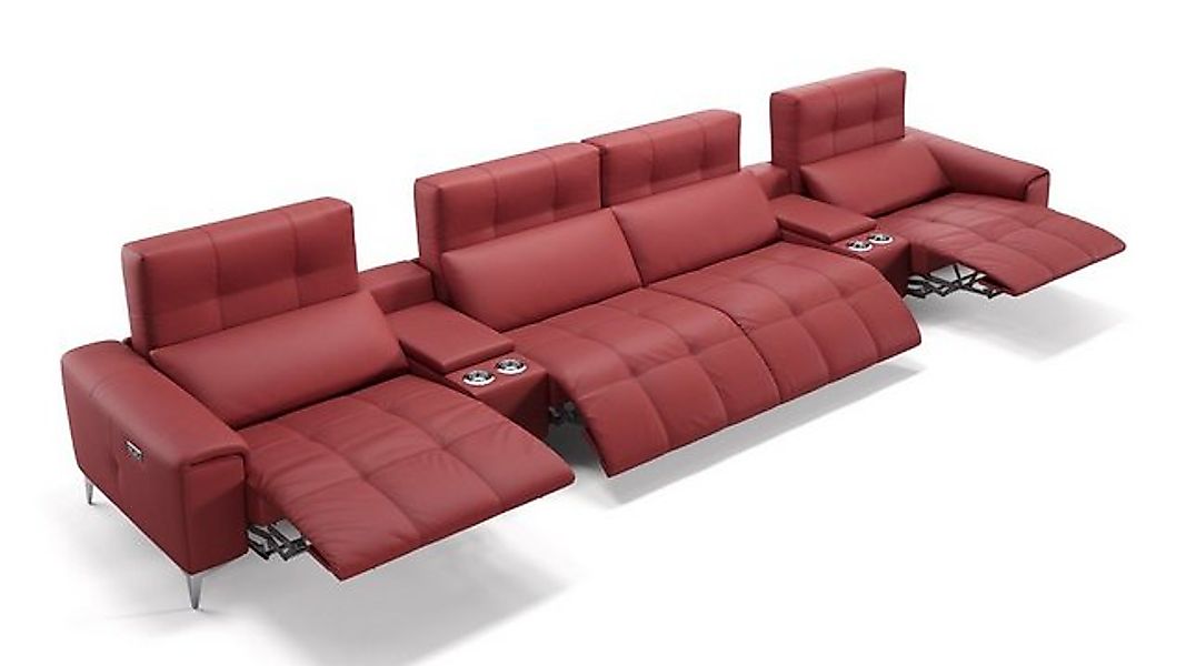 Sofanella 4-Sitzer Leder SALENTO, Heimkinosofa, Kinocouch, Funktionssofa, K günstig online kaufen