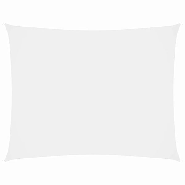 Sonnensegel Oxford-gewebe Rechteckig 3x4 M Weiß günstig online kaufen