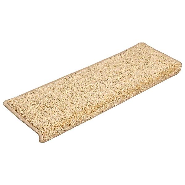 vidaXL Stufenmatten 30 Stk 65x21x4 cm Creme Rechteckiger Rand 3365829 günstig online kaufen