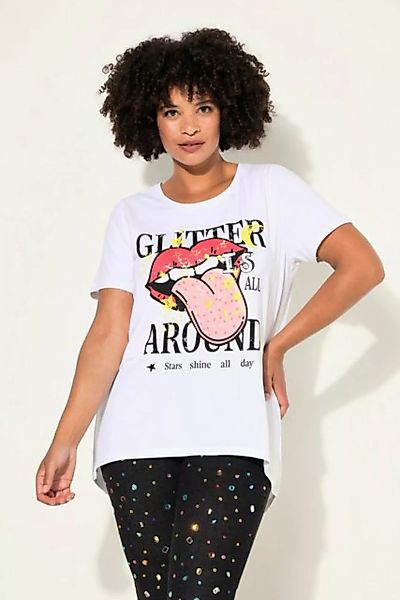 Angel of Style T-Shirt T-Shirt Glitzer-Mund Halbarm günstig online kaufen