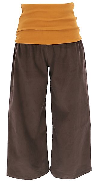 Guru-Shop Relaxhose Weite Cord Marlenehose, Wellnesshose, günstig online kaufen