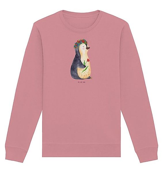 Mr. & Mrs. Panda Longpullover Pinguin Blumen Größe XL - Canyon Pink - Gesch günstig online kaufen