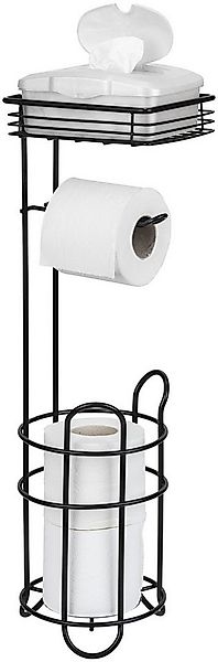 WENKO Toilettenpapierhalter Toilettenpapierhalter mit Ablage, freistehender günstig online kaufen