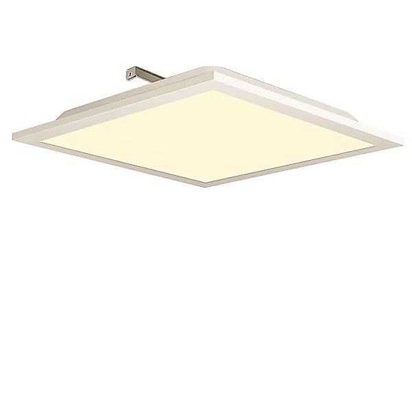 ZMH LED Deckenleuchte 60x60 cm Quadratisch Flach Weiß 40W 3000K Warmweiß günstig online kaufen