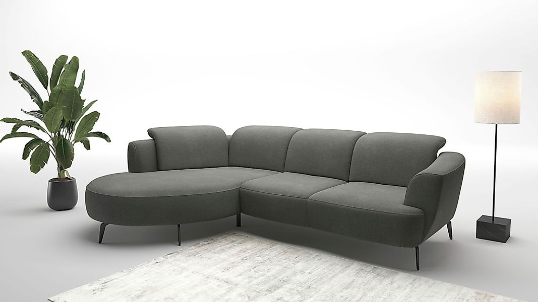 sit&more Ecksofa "Zoe", ink.Sitztiefenverstellung, wahlweise mit Kopfteilve günstig online kaufen
