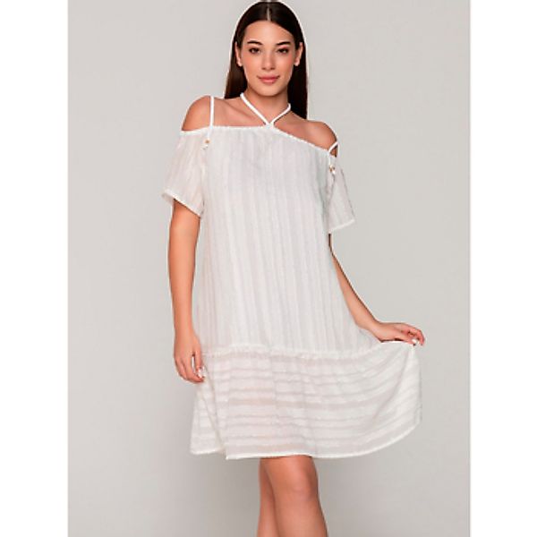 Luna  Kurze Kleider Midi-Sommerkleid mit fallenden Schultern PRAISE  Splend günstig online kaufen