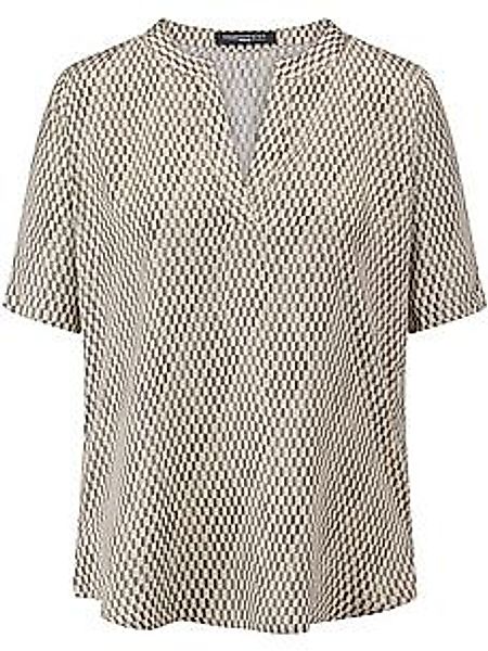 Bluse Rundhals-­Ausschnitt Fadenmeister Berlin beige günstig online kaufen