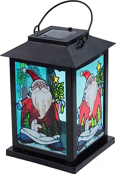 Außenleuchten Santa Claus Höhe 21 cm schwarz 1-flammig eckig günstig online kaufen