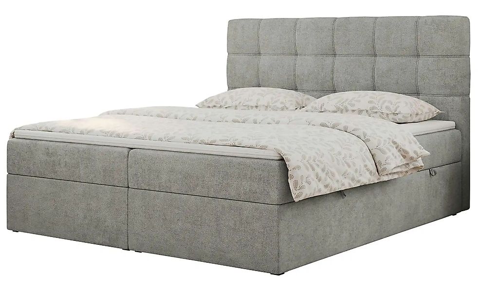 Boxbett mit Bettkasten Erni ¦ grau ¦ Maße (cm): B: 200 H: 110 Betten > Komf günstig online kaufen