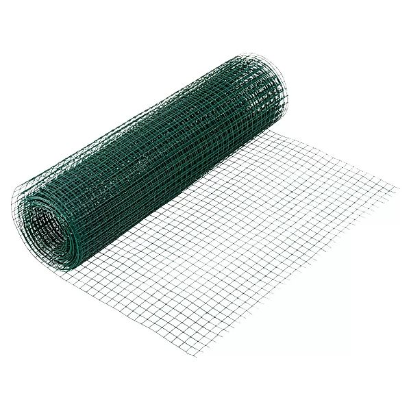 Volierengitter Maschenweite 12,7 mm 5 m x 1 m Stärke 0,9 mm PVC Grün günstig online kaufen