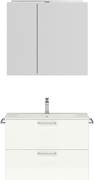 nobilia® Badmöbel-Set »Tolvina« vormontiert, mit Soft-Close, 2 Stk. tlg. günstig online kaufen