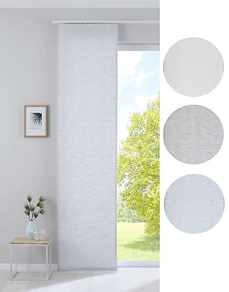 Gardinenbox Schiebegardine (1 St), Klettband, blickdicht, günstig online kaufen