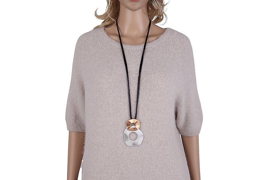 MIRROSI Lange Kette Damen Halskette mit elegantem Anhänger aus Metall ca.90 günstig online kaufen