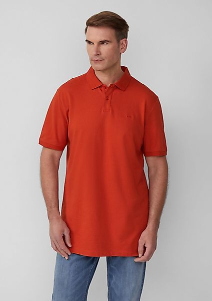 s.Oliver Kurzarmshirt Polo-Shirt Poloshirt aus Baumwollpiqué günstig online kaufen
