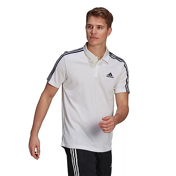 Adidas 4 Stripes Ps Kurzarm-poloshirt XS White günstig online kaufen