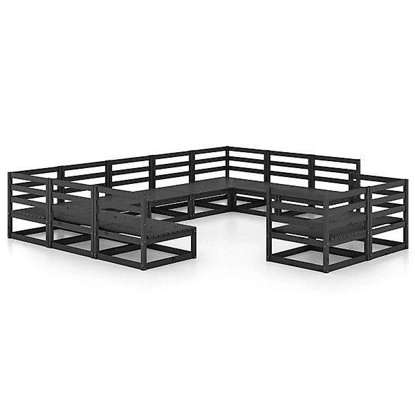 vidaXL 11-tlg Garten-Lounge-Set Massivholz Kiefer Modell 18 günstig online kaufen