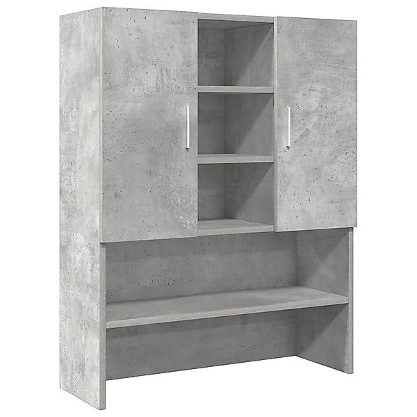 vidaXL Waschmaschinenumbauschrank Waschmaschinenschrank Betongrau 70,5x25,5 günstig online kaufen