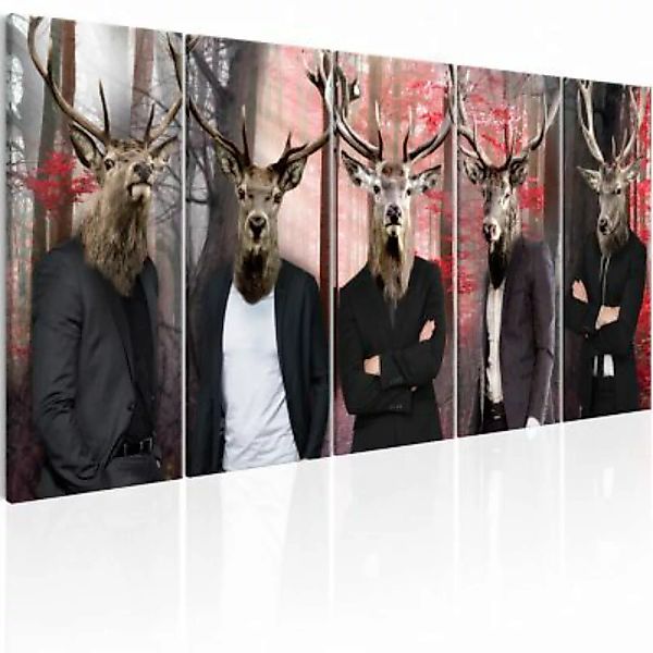 artgeist Wandbild People in Masks mehrfarbig Gr. 200 x 80 günstig online kaufen