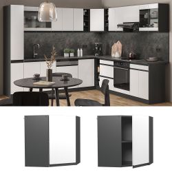 Vicco Eckhängeschrank R-Line, Weiß/Anthrazit, 57 cm günstig online kaufen