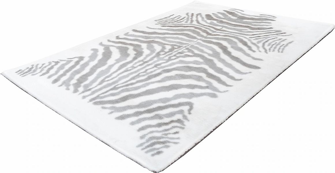 my home Hochflor-Teppich »Elias«, rechteckig, 30 mm Höhe, Fell-Optik, Wohnz günstig online kaufen