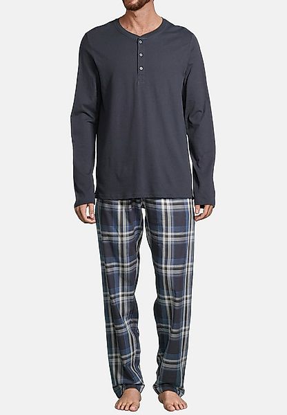 Schiesser Pyjama Night & Home (Set, 2 tlg) Schlafanzug - Baumwolle - Atmung günstig online kaufen