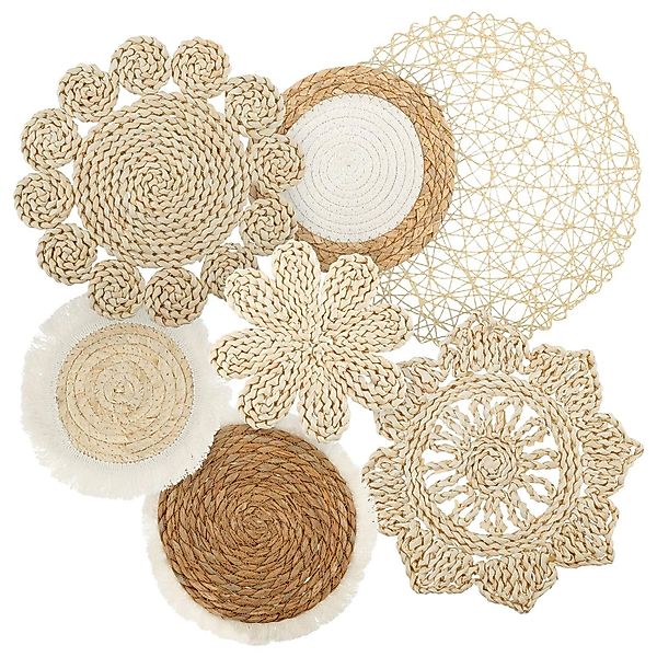 Refttenw Wanddekoobjekt Wandkorb Set 7 Stück günstig online kaufen