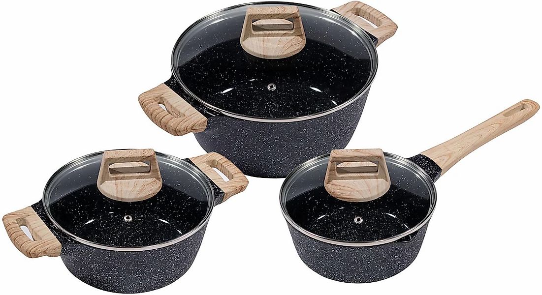 KING Topf-Set "Essential" Set, 1x Kochtopf Ø 20 cm, 1x Kochtopf Ø 24 cm, 1x günstig online kaufen