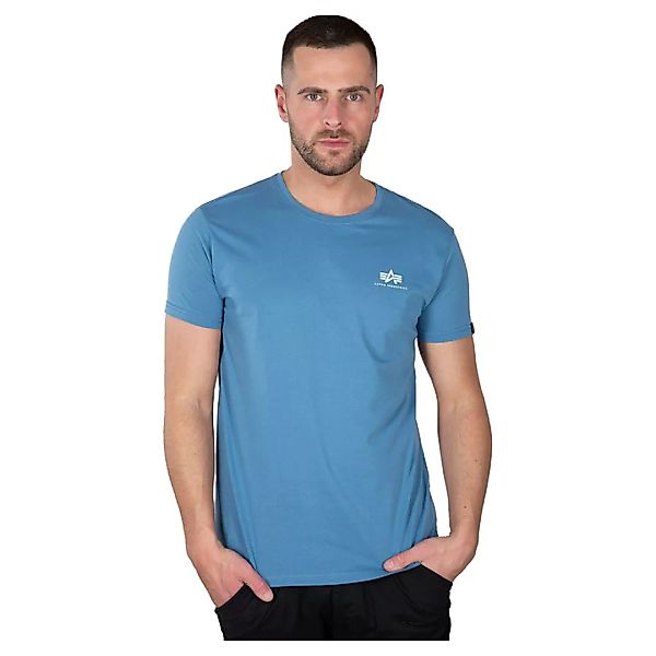 Alpha Industries Basic Small Logo Kurzärmeliges T-shirt 4XL Airforce Blue günstig online kaufen