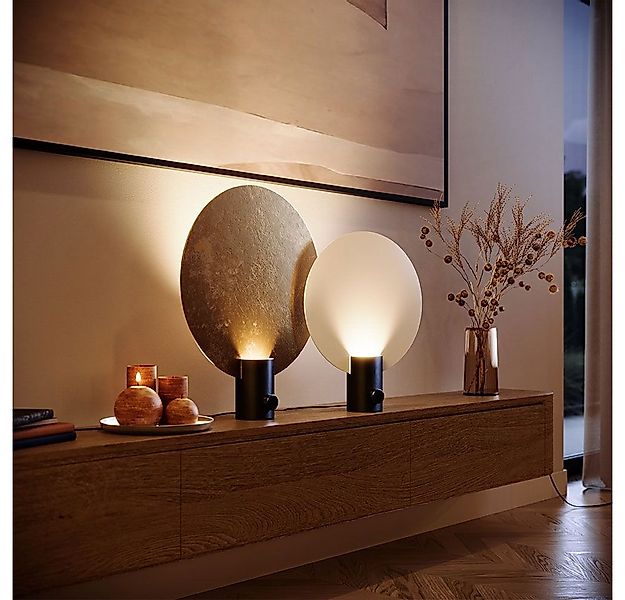 s.luce Tischleuchte Cloud Tischleuchte mit Drehschalter Schwarz günstig online kaufen