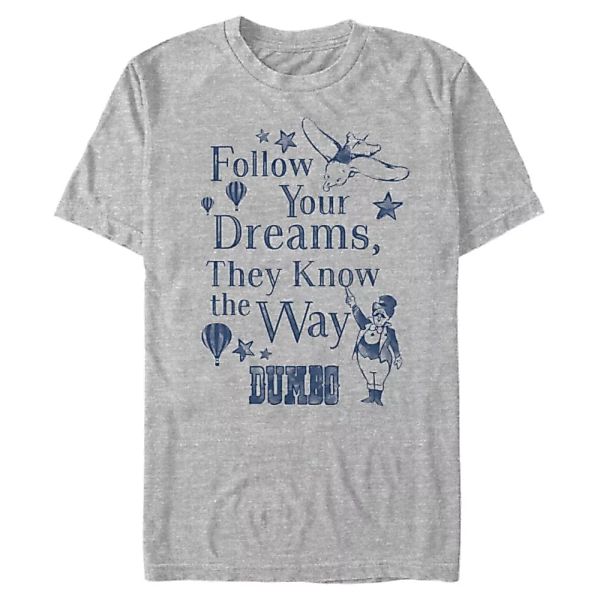 Disney Classics - Dumbo - Dumbo Follow Dreams - Männer T-Shirt günstig online kaufen