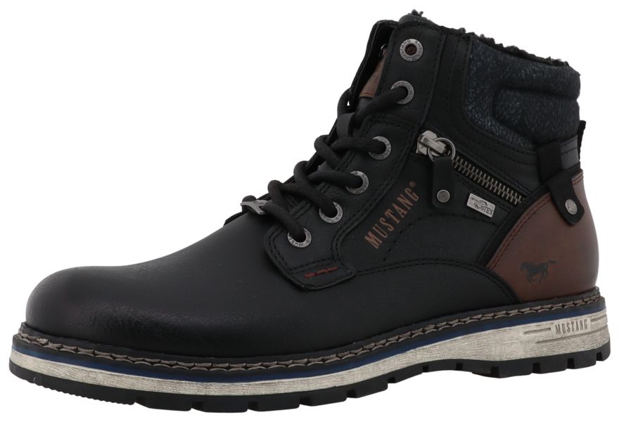 Mustang Shoes Mariko Winterboots Workerboots, Schnürboots günstig online kaufen
