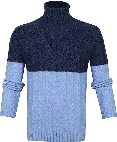 Suitable Italcol Rollkragen Wolle Blau - Größe XXL günstig online kaufen