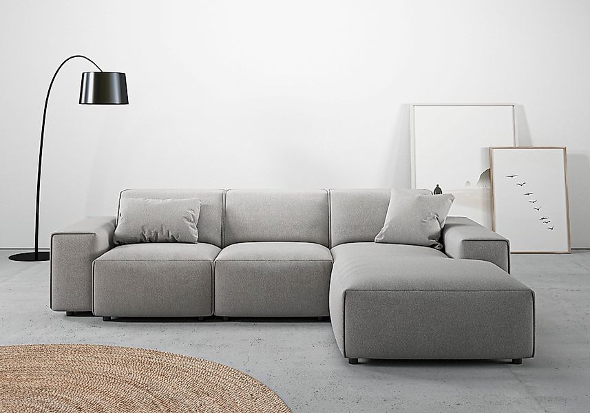 Home affaire Ecksofa "Glimminge L-Form auch in Breitcord, Feincord + Easy c günstig online kaufen