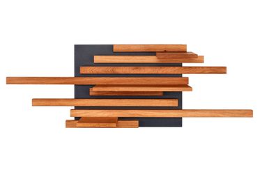 Living Oak Wandregal Eiche massiv mit günstig online kaufen