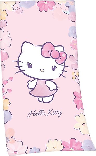 Hello Kitty Badetuch Hello Kitty, Velours günstig online kaufen