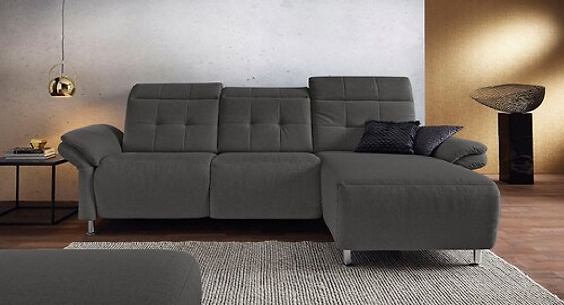 Home affaire Ecksofa »Manhattan L-Form« 2 Sitze mit elektrischer Relaxfunkt günstig online kaufen