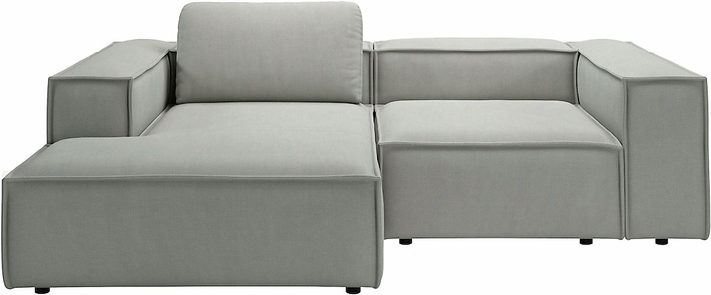 Places of Style Ecksofa "Watertown, kompakte L-Form, 246 cm breite für klei günstig online kaufen