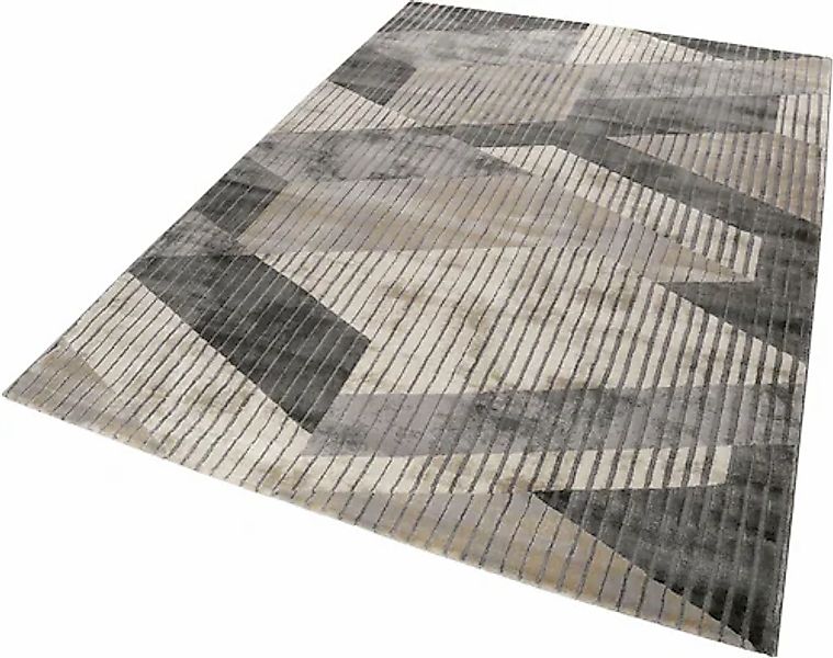 Esprit Teppich »Tamo«, rechteckig, 12 mm Höhe, Kurzflor, Hoch Tief Struktur günstig online kaufen