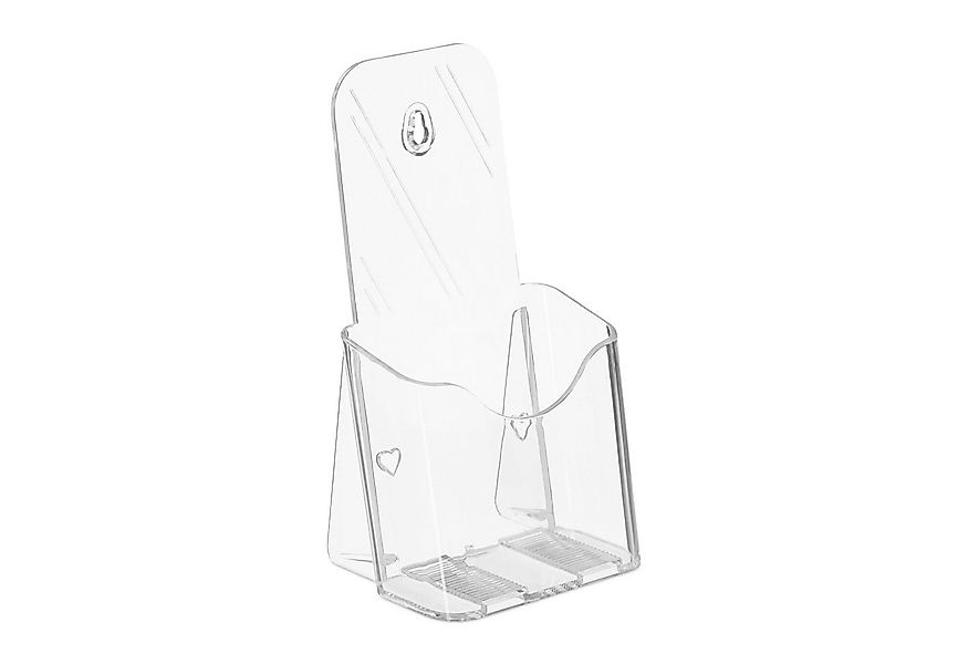 relaxdays Zeitungsständer 4 x Flyer Aufsteller DIN Lang günstig online kaufen