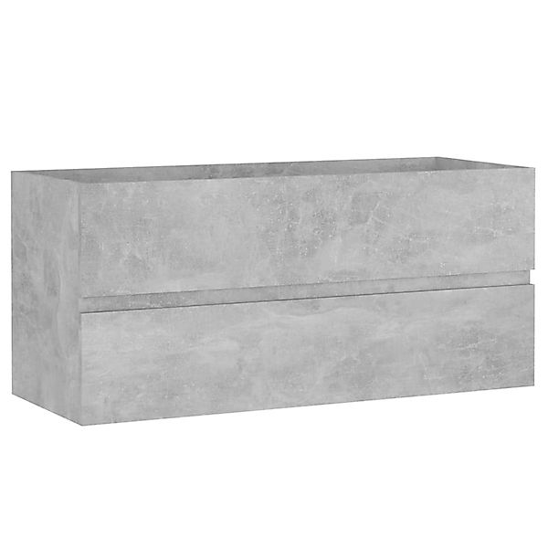 Waschbeckenunterschrank Betongrau 100x38,5x45 Cm Spanplatte günstig online kaufen