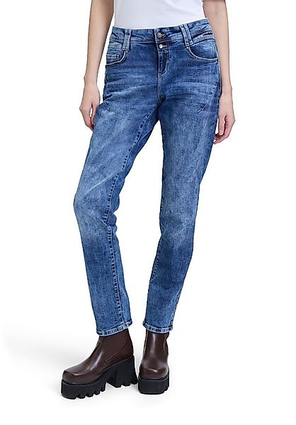 Cartoon Boyfriend-Jeans Damen mit Nieten günstig online kaufen