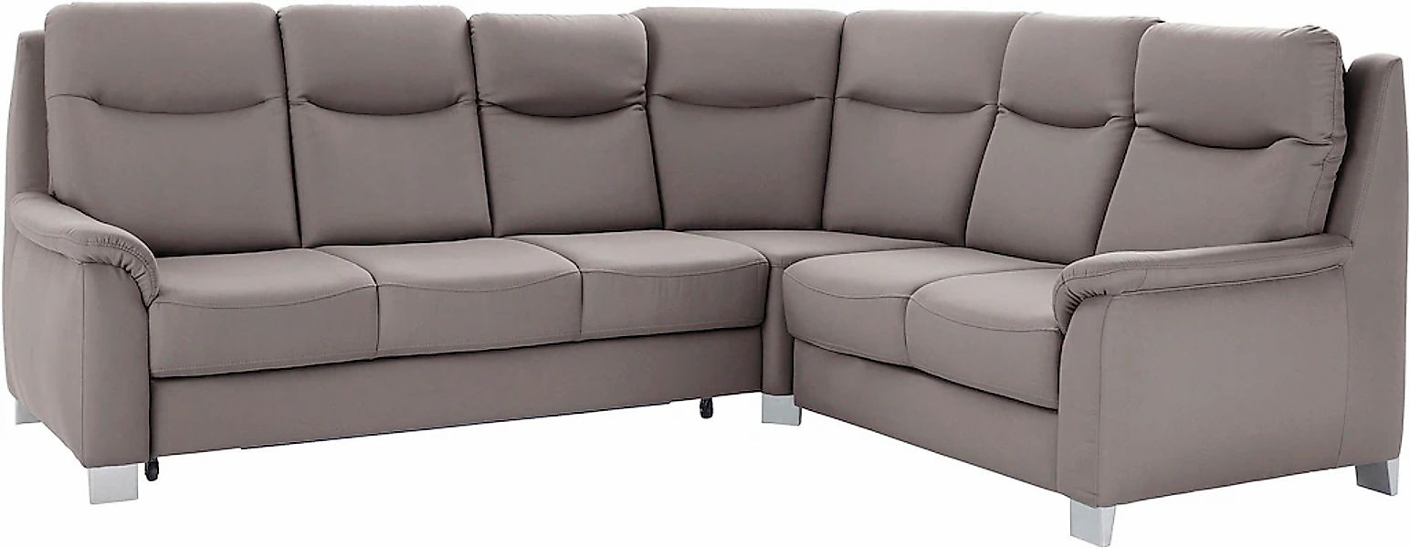 sit&more Ecksofa »Boccaccio L-Form«, mit Federkern und Kopfteilverstellung, günstig online kaufen