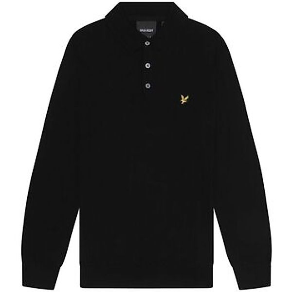 Lyle & Scott  Pullover KN2313V FOOTBALL COLLAR-Z865 JET BLACK günstig online kaufen