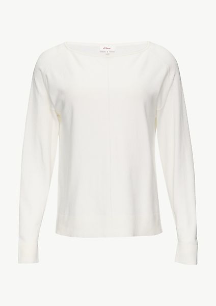 s.Oliver Strickpullover Strickpullover mit U-Boot-Ausschnitt aus günstig online kaufen