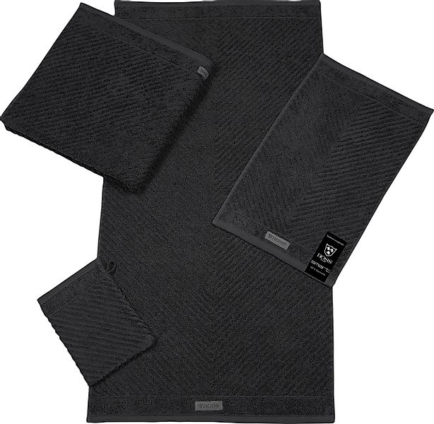 ROSS Handtuch Smart, Frottier (2-St), Uni-Rippe günstig online kaufen