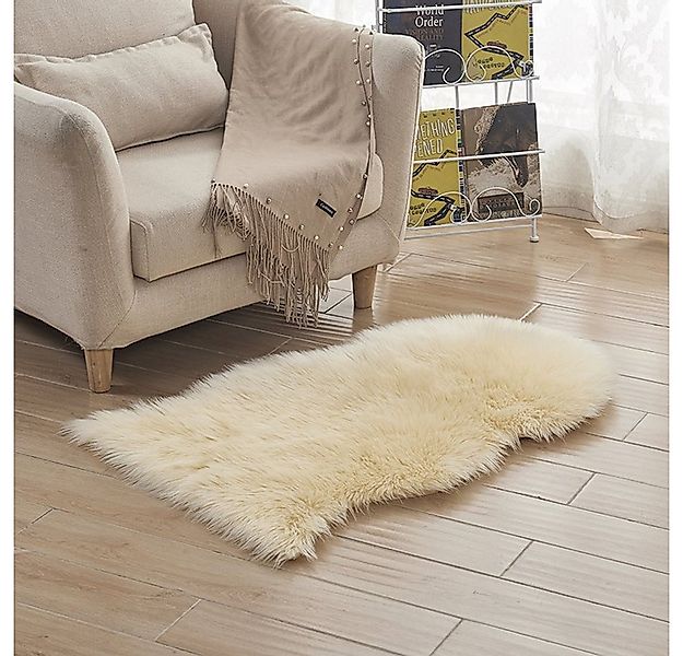 BTTO TEPP Hochflor-Teppich Fellteppich,Kunstfell,Weich,Hochflor Shaggy Tepp günstig online kaufen