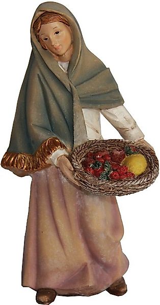 Krippenfigur Krippenfigur Magd mit Obstkorb günstig online kaufen