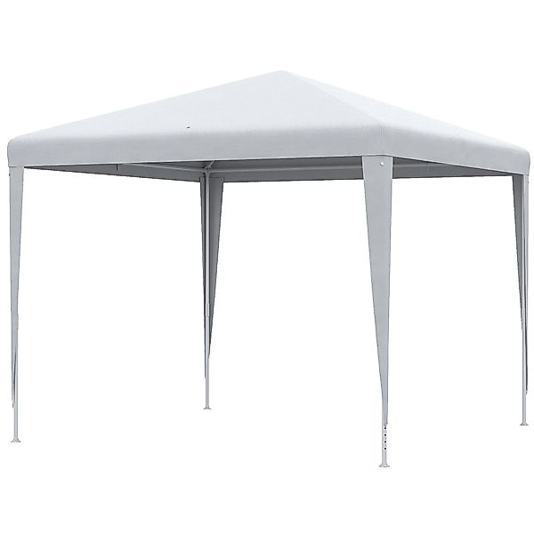 Outsunny Pavillon 2,7x2,7m Rechteckig Wasserabweisend Stabil Winterfest Pav günstig online kaufen