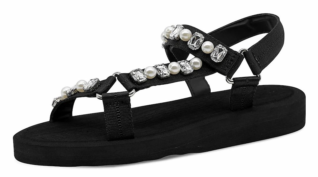 Tamaris Riemchensandale, Keilabsatz, Plateau, Sandalette, Sommerschuh mit S günstig online kaufen